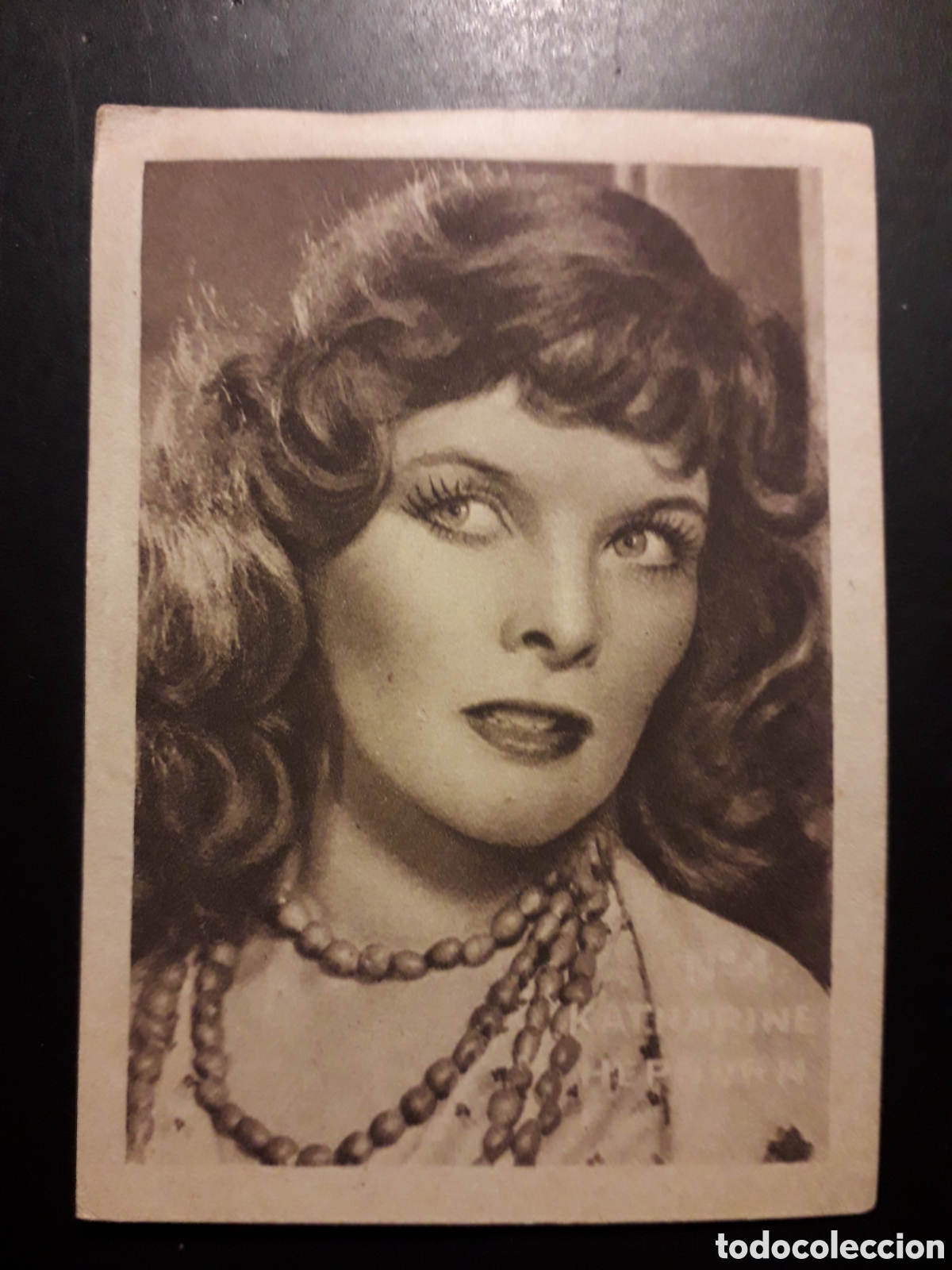 Collectionnisme Cartes &agrave; collectionner anciennes: KATHARINE HEPBURN N&deg; 4 ACTORES ACTRICES CINE A&Ntilde;OS 30 40 DESCONOZCO EDITORIAL SIN PEG PEDIDO M&Iacute;NIM 3&euro;