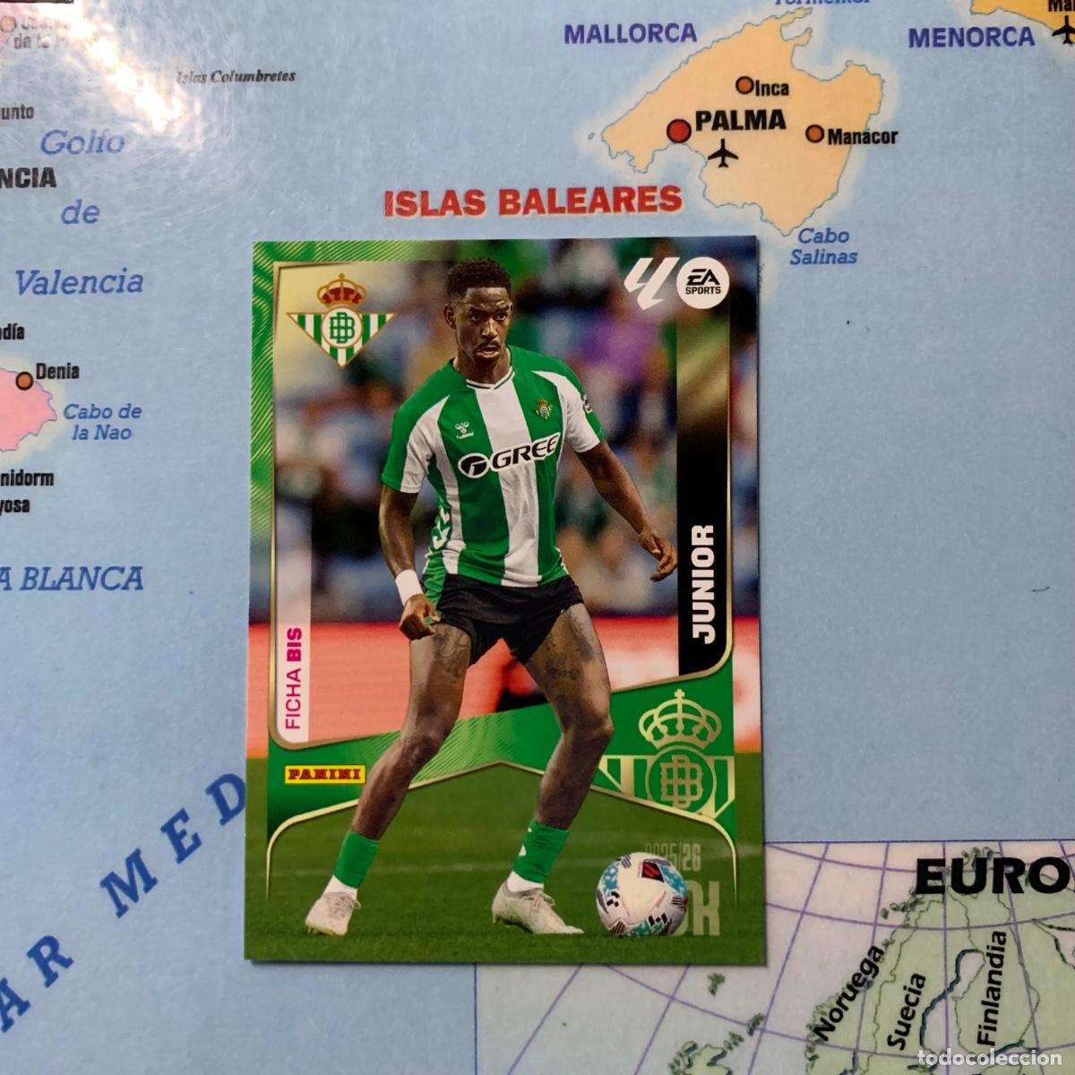 Coleccionismo cromos antiguos: Junior n&uacute;mero 98 Bis del Betis megacracks 25-26 2025-2026