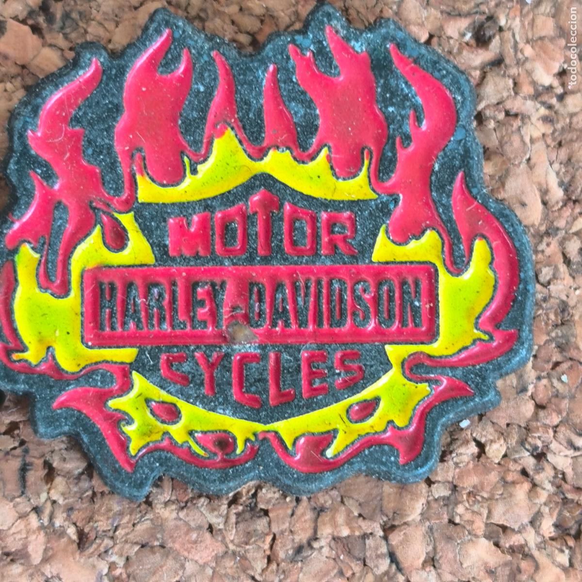 Coleccionismo cromos antiguos: Pin motor cycle Harley Davidson - Foto 1