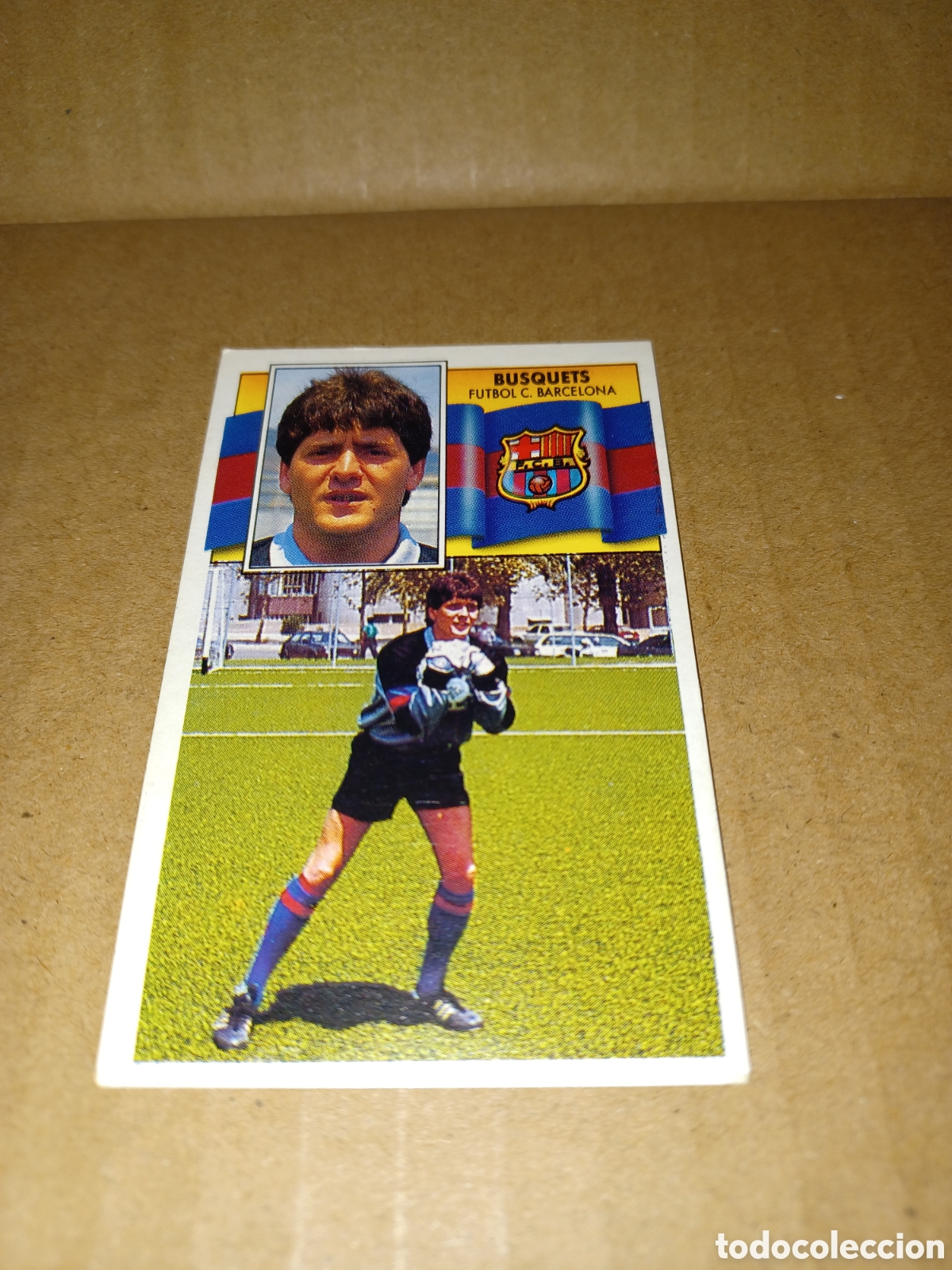 Coleccionismo Cromos antiguos: Cromo liga 1990/91 Busquets coloca