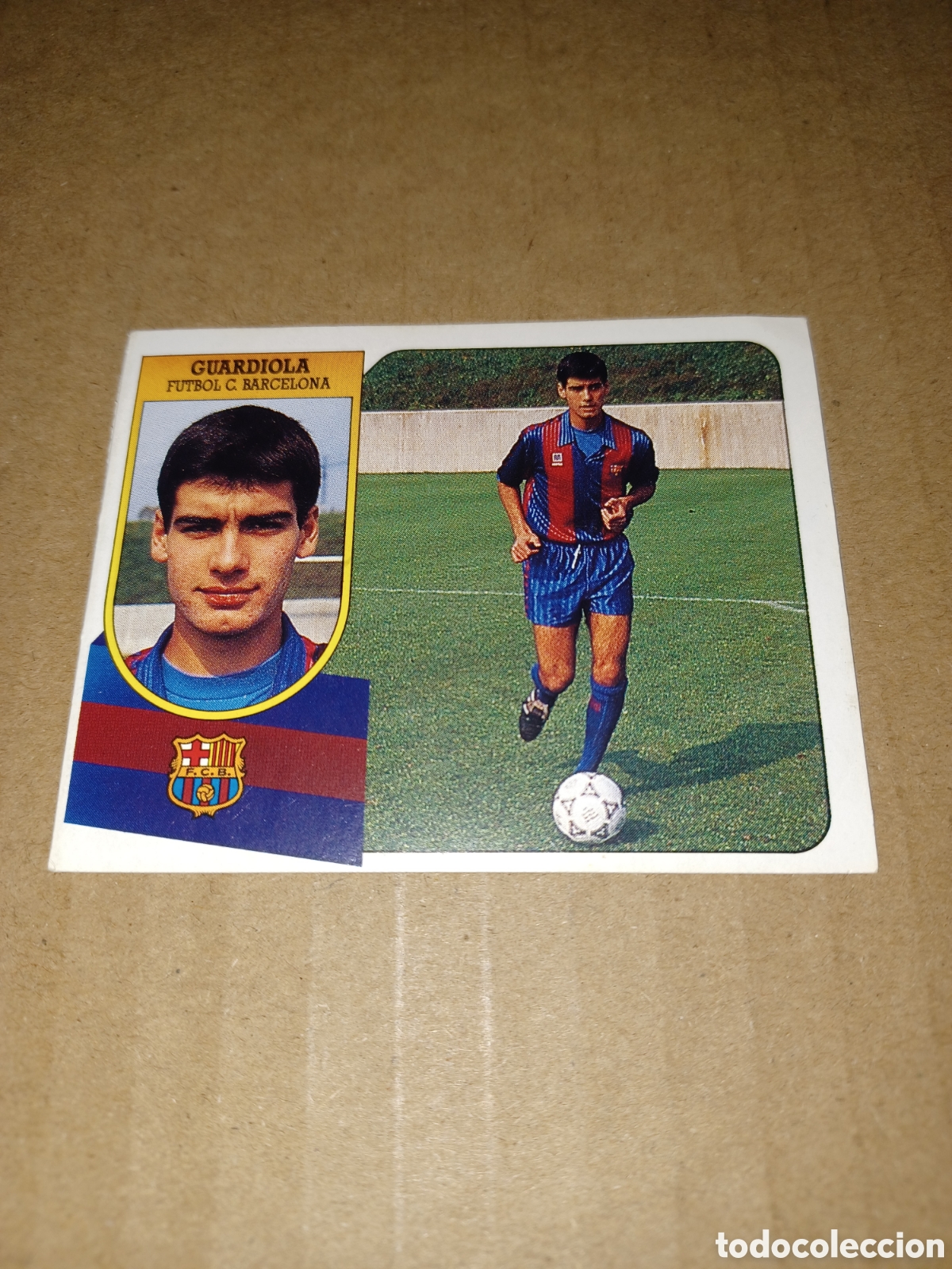 Coleccionismo Cromos antiguos: Cromo liga 1991/92 guardiola