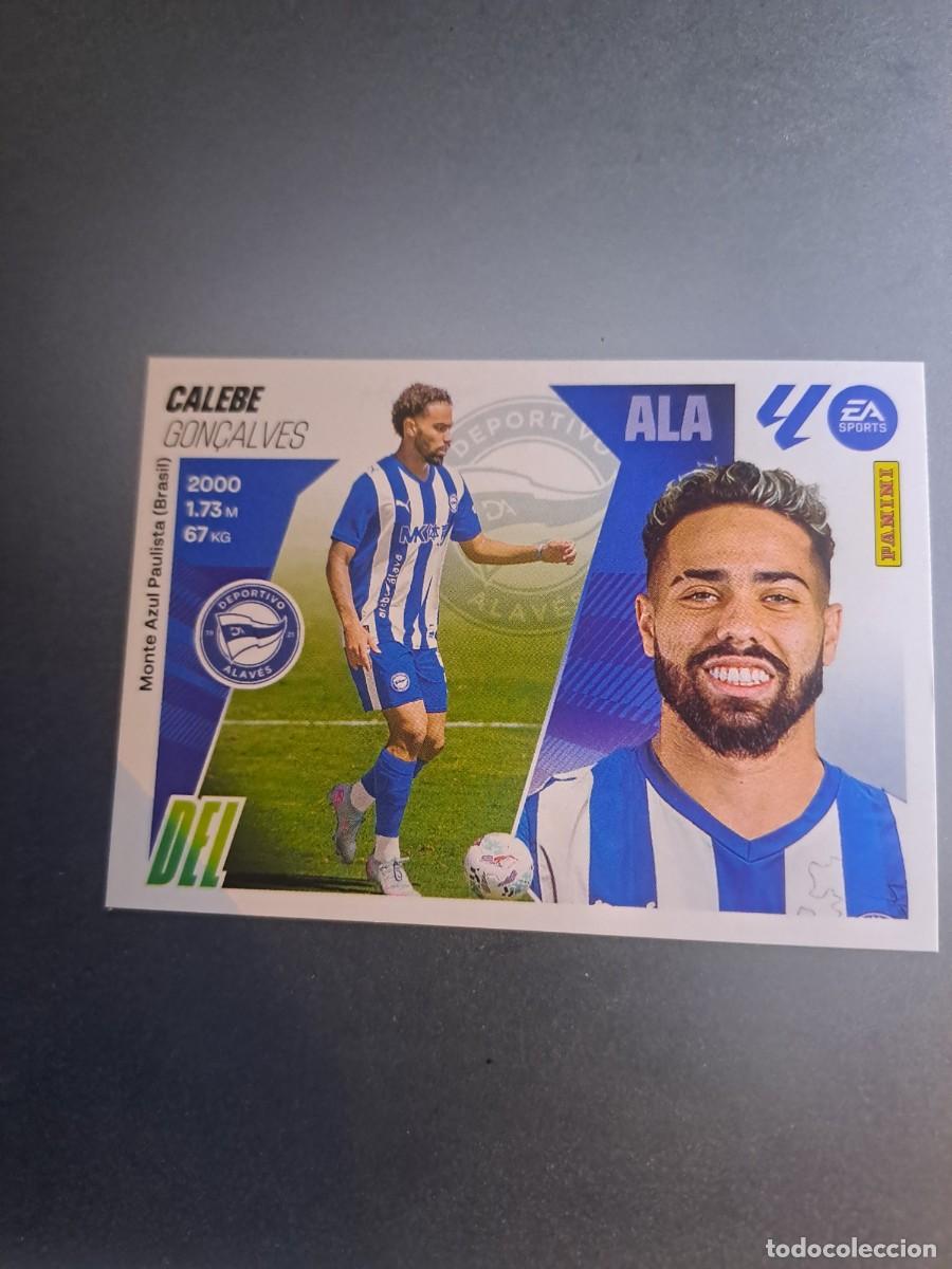 Coleccionismo cromos antiguos: CROMO CALEBE 16 ALAVES LIGA 25 26 2025 2026 ESTE PANINI NUNCA PEGADO