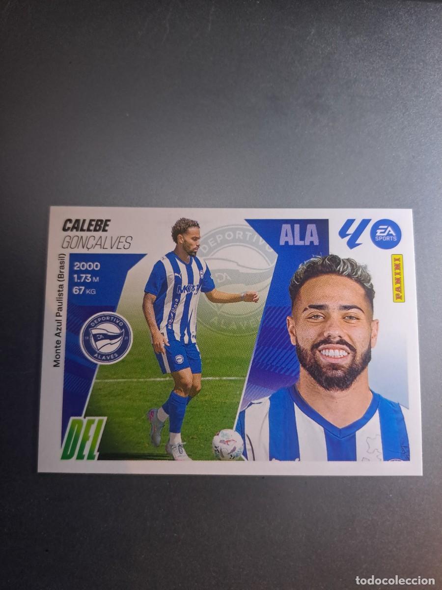 Coleccionismo cromos antiguos: CROMO CALEBE 16 ALAVES LIGA 25 26 2025 2026 ESTE PANINI NUNCA PEGADO