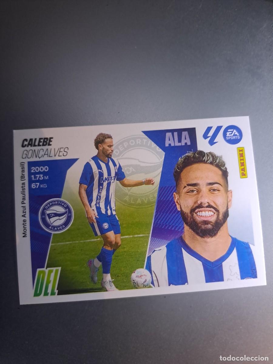 Coleccionismo cromos antiguos: CROMO CALEBE 16 ALAVES LIGA 25 26 2025 2026 ESTE PANINI NUNCA PEGADO