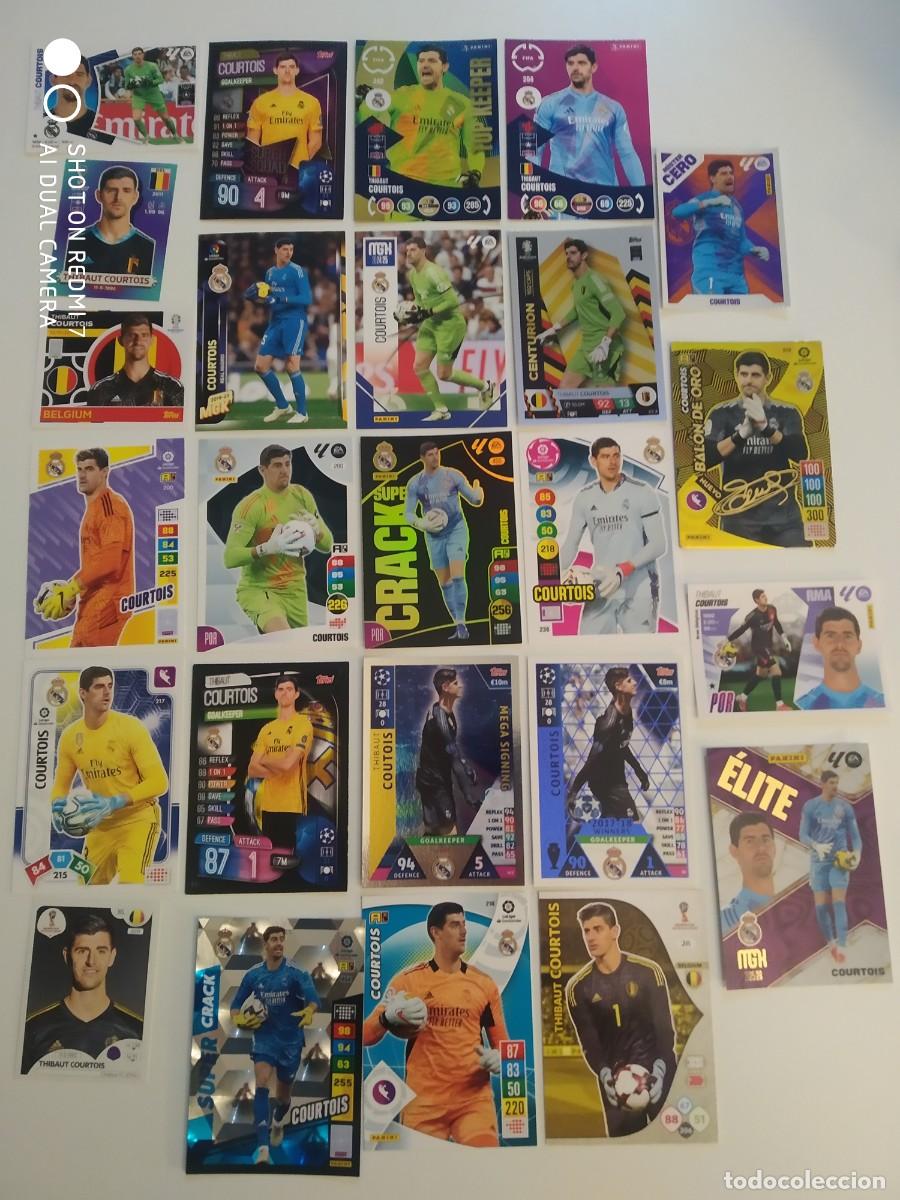 Coleccionismo Cromos antiguos: COURTOIS THIBAUT STICKERS & CARDS COLECCI&Oacute;N 25 UNIDADES