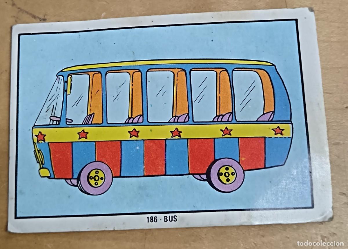 Coleccionismo Cromos antiguos: CROMO N&ordm; 186 BUS FESTIVAL HANNA BARBERA FHER A&Ntilde;O 1973