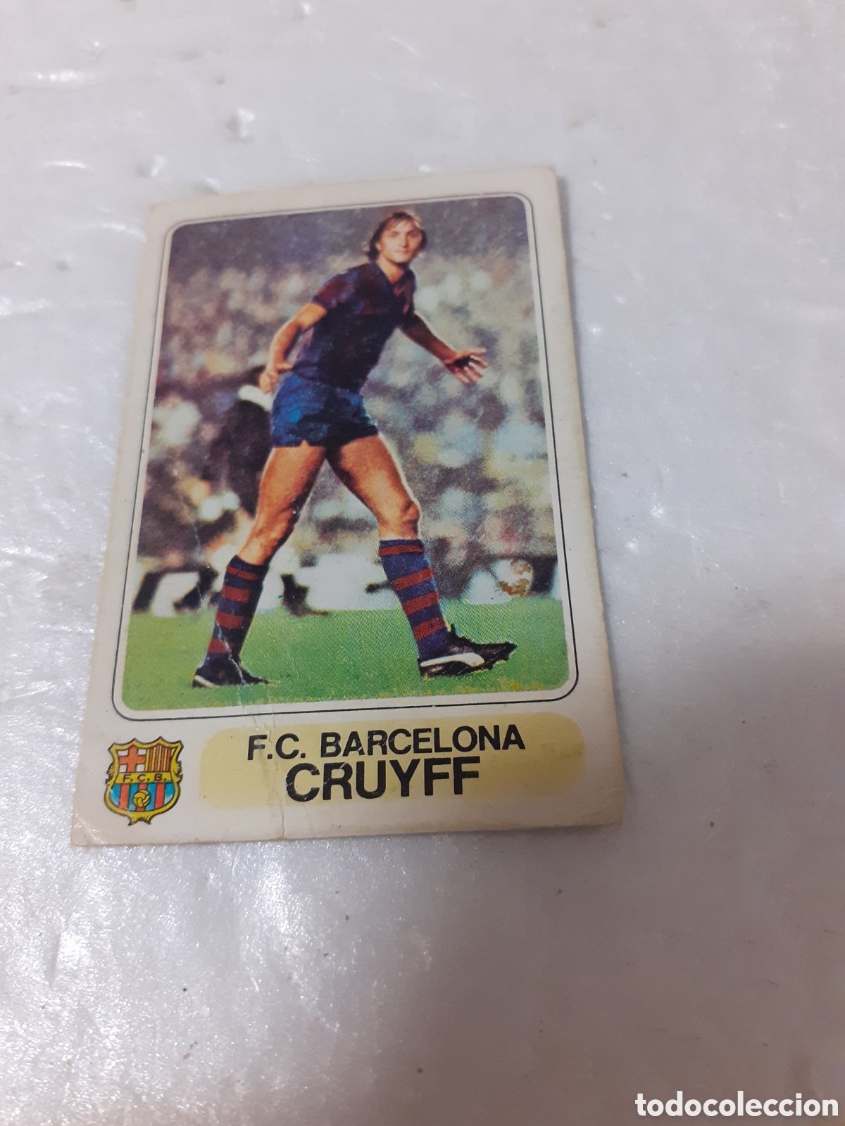 Collectionnisme Cartes &agrave; collectionner anciennes: PACOSA 2 LIGA 77 78 CRUYFF BARCELONA DESPEGADO