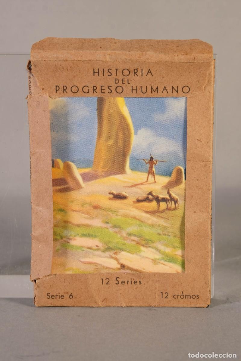 Coleccionismo cromos antiguos: HISTORIA DEL PROGRESO HUMANO - 12 CROMOS SERIE 6 - EDICIONES BARSAL - Foto 1
