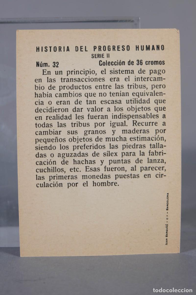 Coleccionismo cromos antiguos: HISTORIA DEL PROGRESO HUMANO - 12 CROMOS SERIE 6 - EDICIONES BARSAL - Foto 7