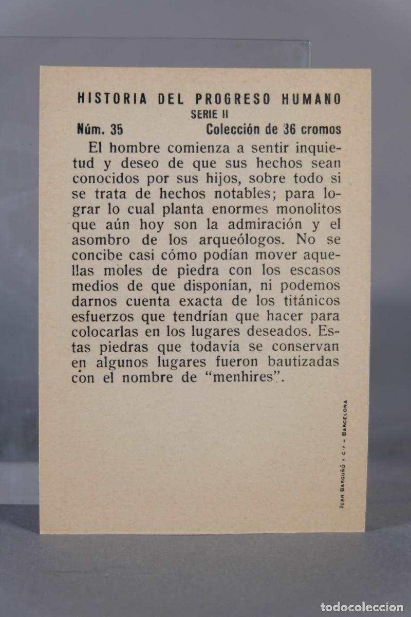 Coleccionismo cromos antiguos: HISTORIA DEL PROGRESO HUMANO - 12 CROMOS SERIE 6 - EDICIONES BARSAL - Foto 11