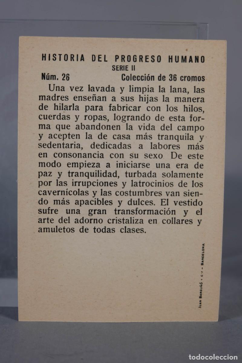 Coleccionismo cromos antiguos: HISTORIA DEL PROGRESO HUMANO - 12 CROMOS SERIE 6 - EDICIONES BARSAL - Foto 15
