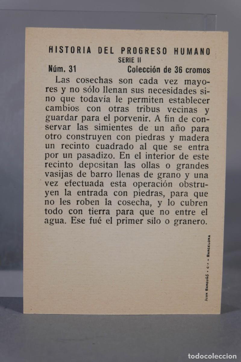 Coleccionismo cromos antiguos: HISTORIA DEL PROGRESO HUMANO - 12 CROMOS SERIE 6 - EDICIONES BARSAL - Foto 27