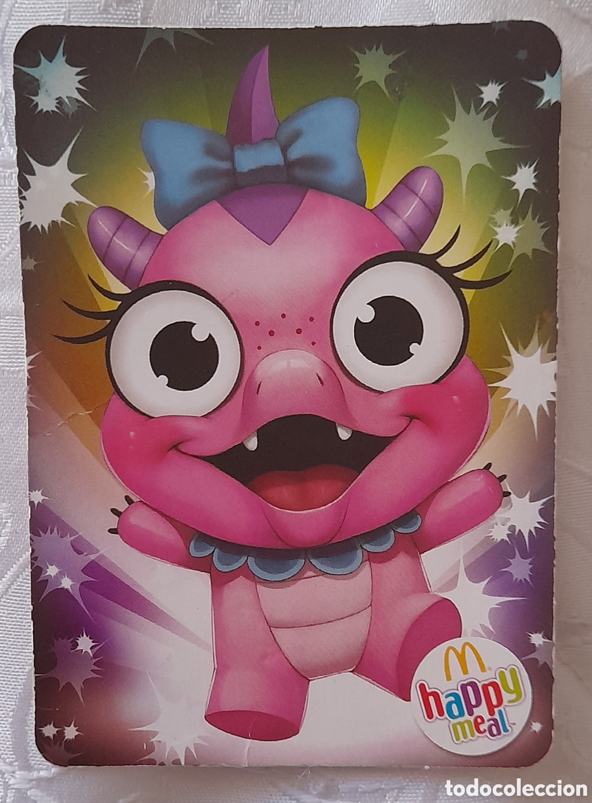 Coleccionismo Cromos antiguos: Carta o cromo happystudio happy meal