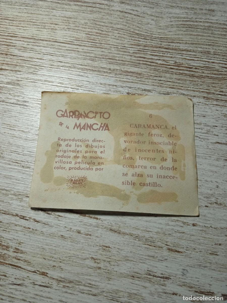 Coleccionismo cromos antiguos: Cromo N&deg; 6 Garbancito de la mancha - Foto 2