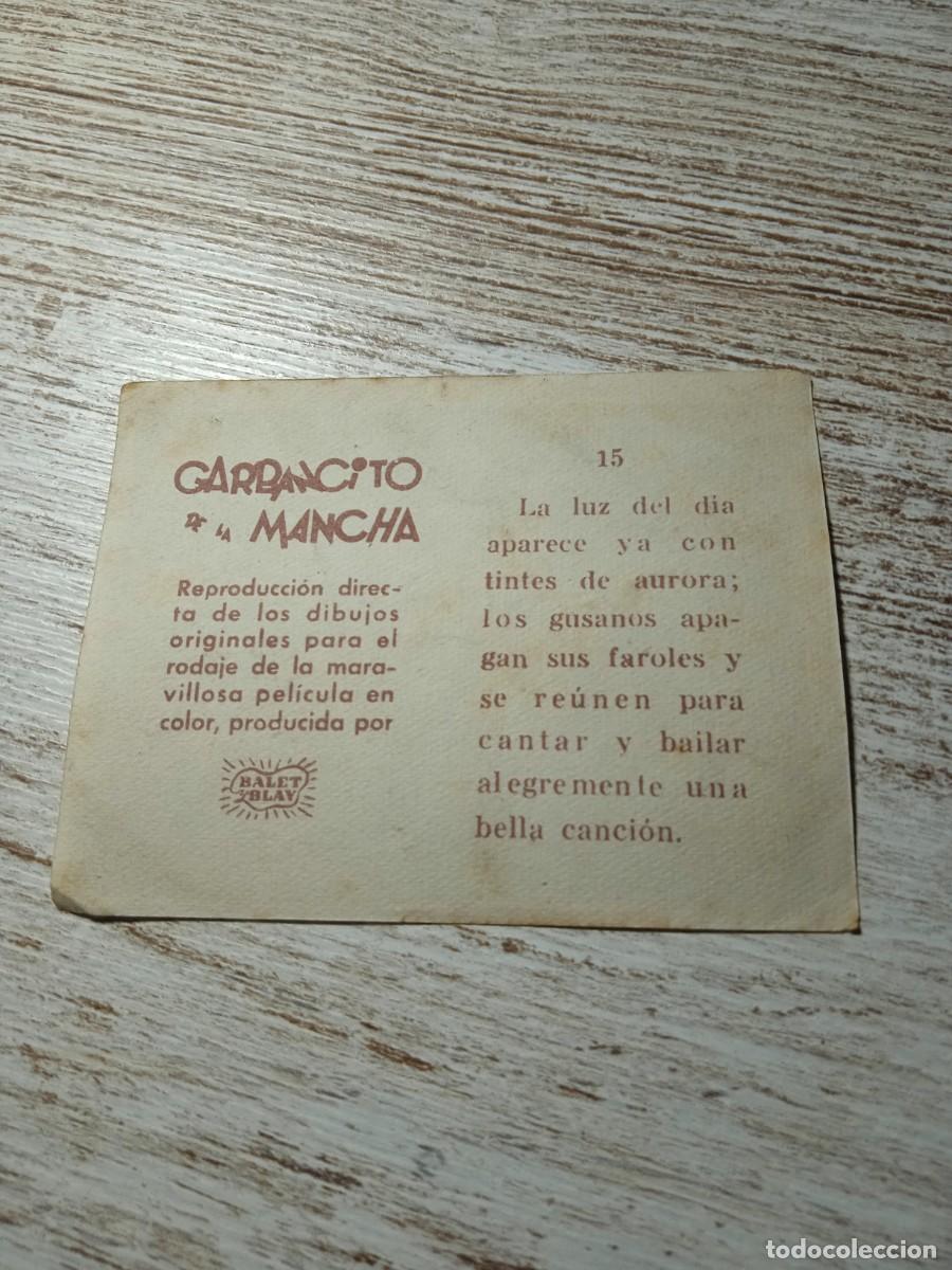 Coleccionismo cromos antiguos: Cromo N&deg; 15 Garbancito de la mancha - Foto 2