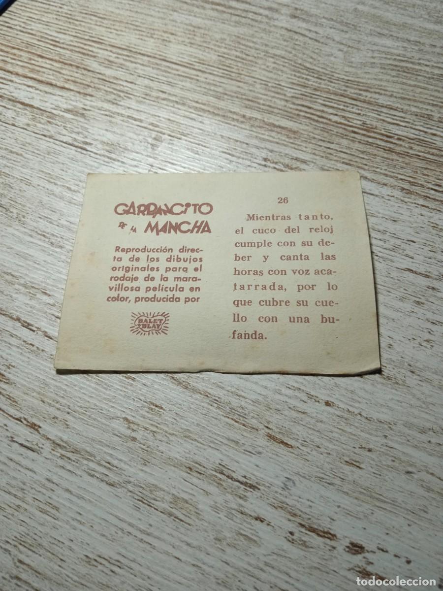 Coleccionismo cromos antiguos: Cromo N&deg; 26 Garbancito de la mancha - Foto 2