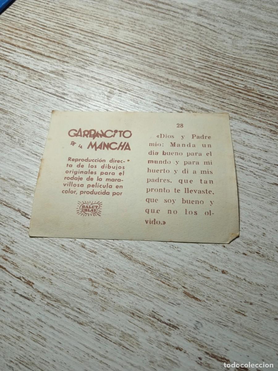 Coleccionismo cromos antiguos: Cromo N&deg; 28 Garbancito de la mancha - Foto 2