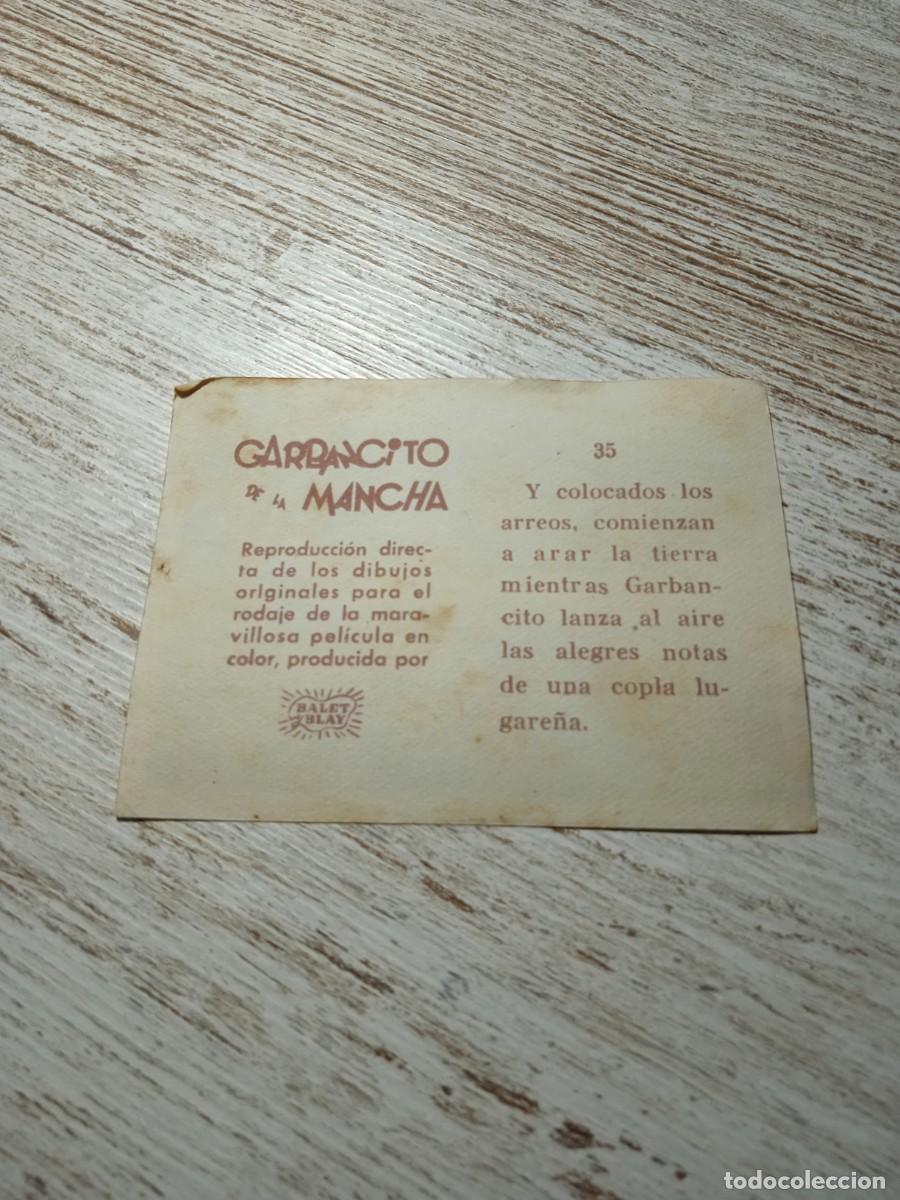 Coleccionismo cromos antiguos: Cromo N&deg; 35 Garbancito de la mancha - Foto 2