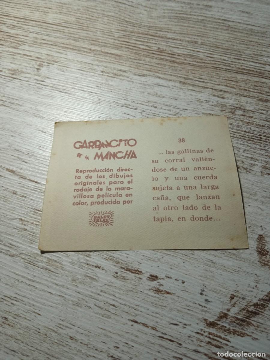 Coleccionismo cromos antiguos: Cromo N&deg; 38 Garbancito de la mancha - Foto 2