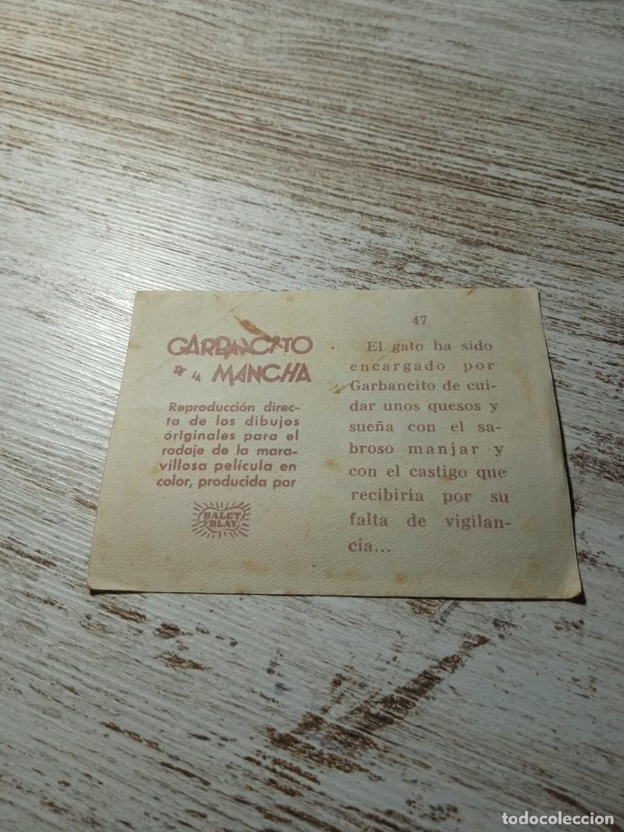 Coleccionismo cromos antiguos: Cromo N&deg; 47 Garbancito de la mancha - Foto 2