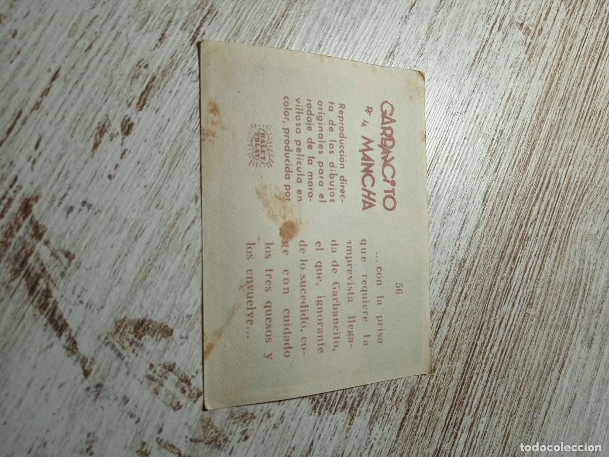 Coleccionismo cromos antiguos: Cromo N&deg; 56 Garbancito de la mancha - Foto 2
