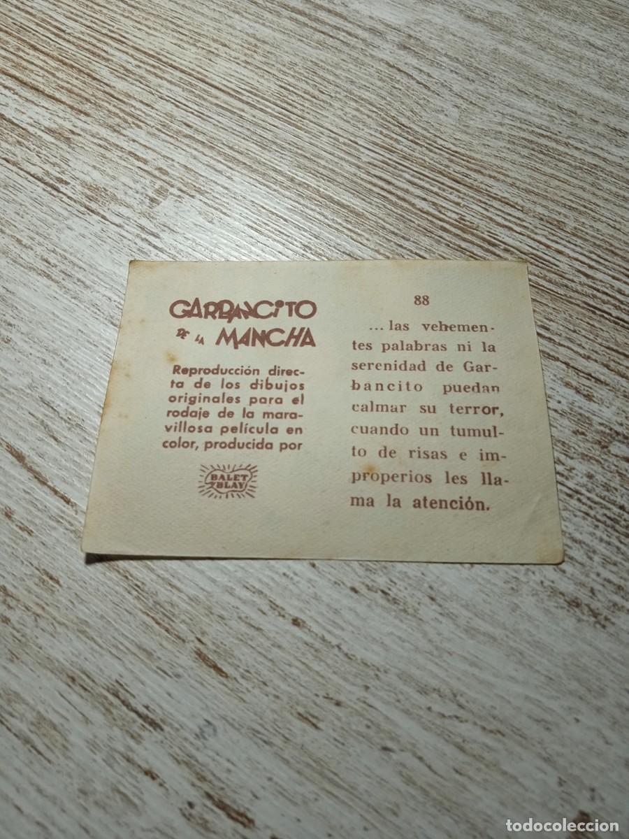 Coleccionismo cromos antiguos: Cromo N&deg; 88 Garbancito de la mancha - Foto 2