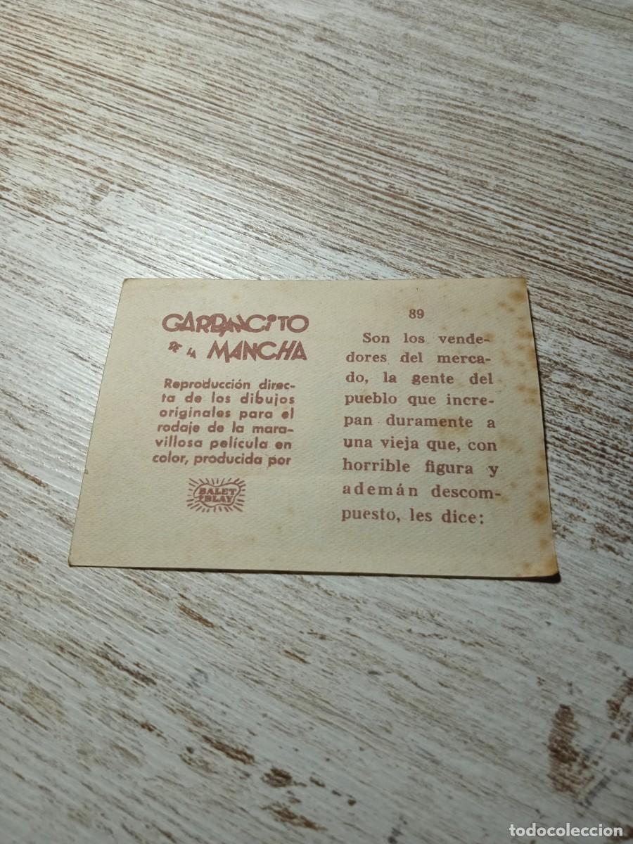 Coleccionismo cromos antiguos: Cromo N&deg; 89 Garbancito de la mancha - Foto 2