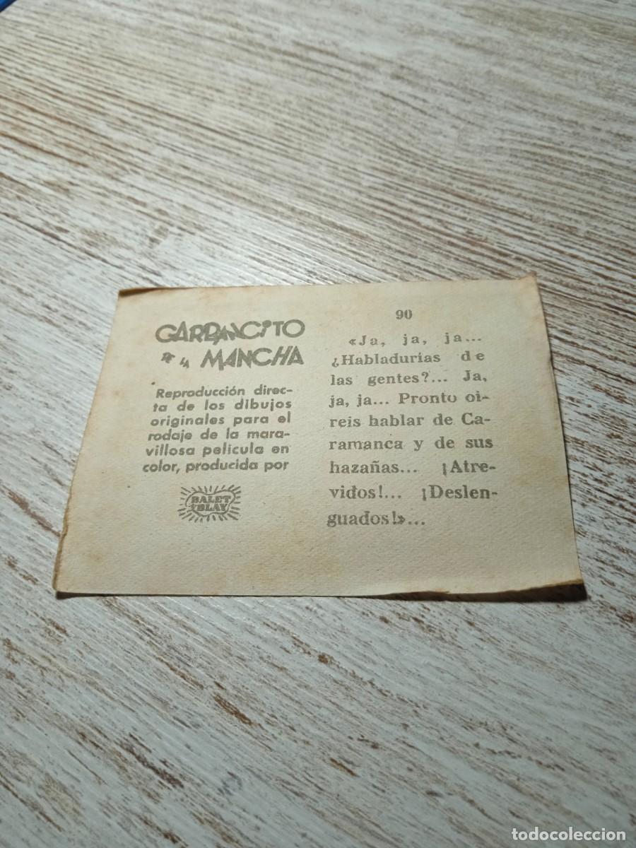 Coleccionismo cromos antiguos: Cromo N&deg; 90 Garbancito de la mancha - Foto 2