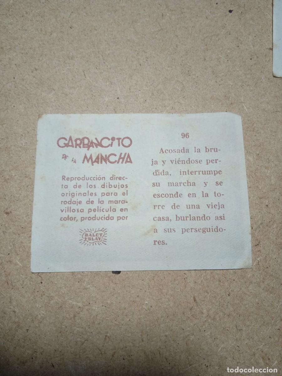 Coleccionismo cromos antiguos: Cromo N&deg; 96 Garbancito de la mancha - Foto 2