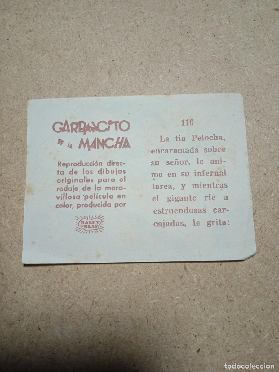 Coleccionismo cromos antiguos: Cromo N&deg; 116 Garbancito de la mancha - Foto 2