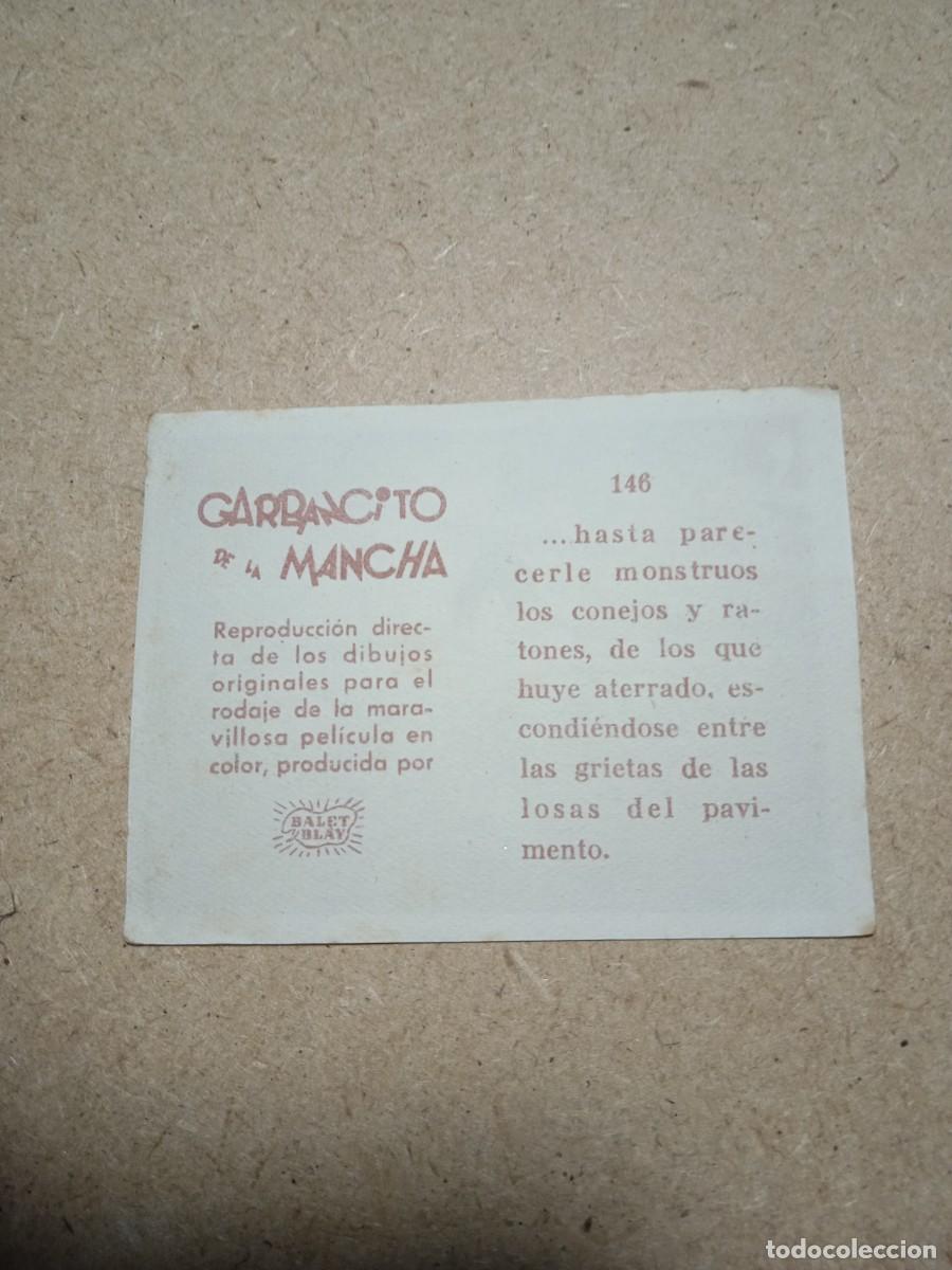Coleccionismo cromos antiguos: Cromo N&deg; 146 Garbancito de la mancha - Foto 2