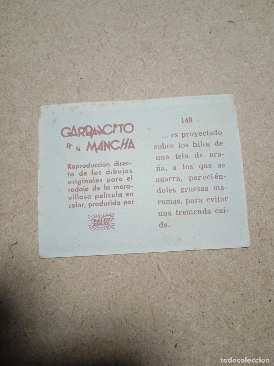 Coleccionismo cromos antiguos: Cromo N&deg; 148 Garbancito de la mancha - Foto 2