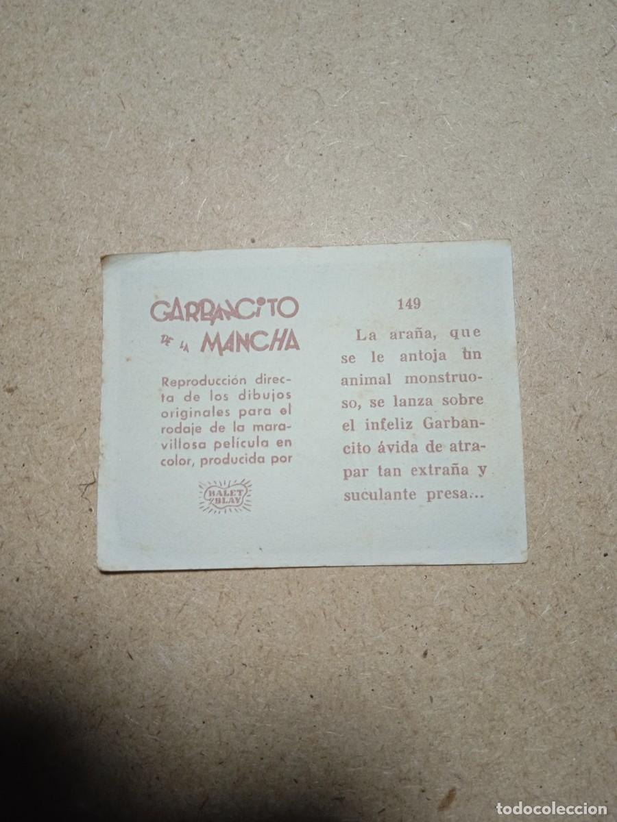 Coleccionismo cromos antiguos: Cromo N&deg; 149 Garbancito de la mancha - Foto 2