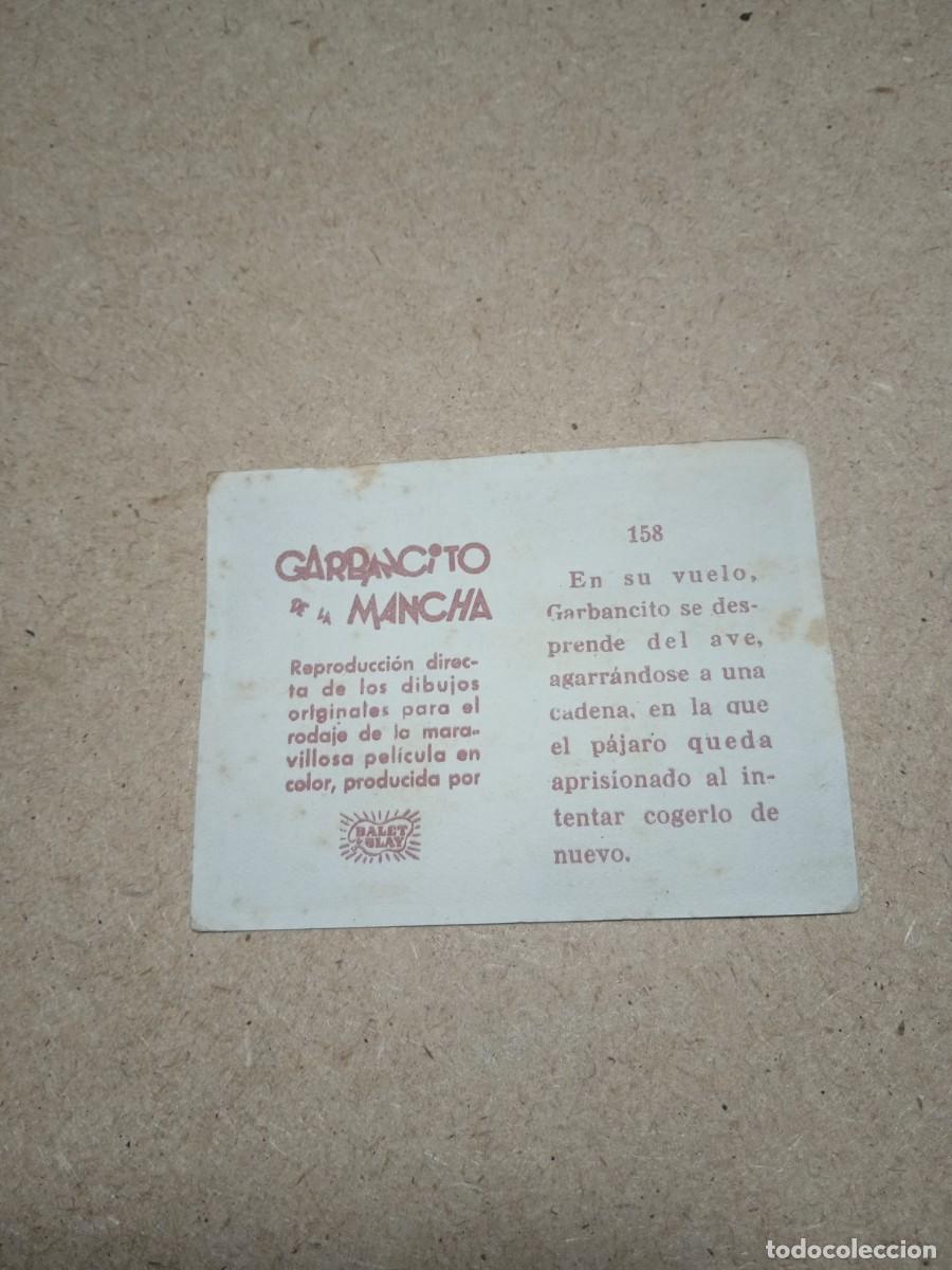 Coleccionismo cromos antiguos: Cromo N&deg; 158 Garbancito de la mancha - Foto 2