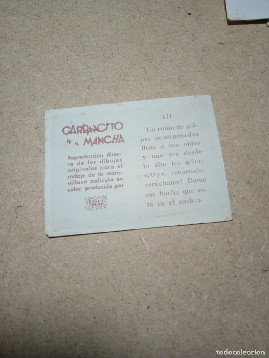Coleccionismo cromos antiguos: Cromo N&deg; 171 Garbancito de la mancha - Foto 2