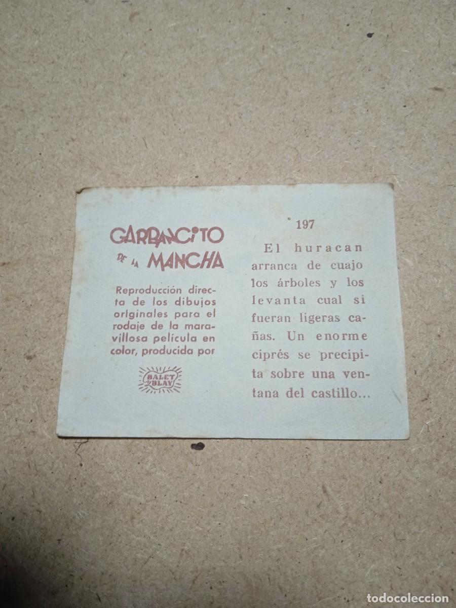 Coleccionismo cromos antiguos: Cromo N&deg; 197 Garbancito de la mancha - Foto 2