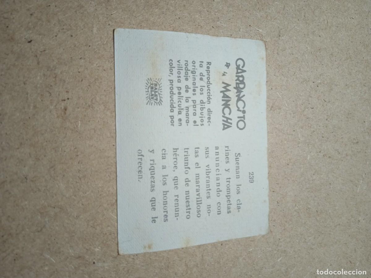 Coleccionismo cromos antiguos: Cromo N&deg; 239 Garbancito de la mancha - Foto 2