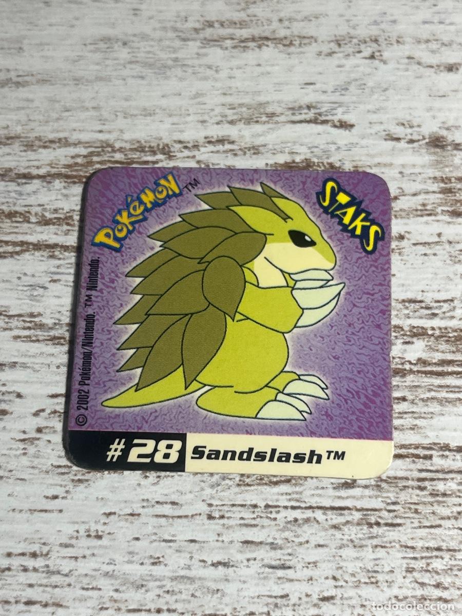 Coleccionismo cromos antiguos: Tazo N&deg; 28 Pok&eacute;mon staks 2002 - Foto 1