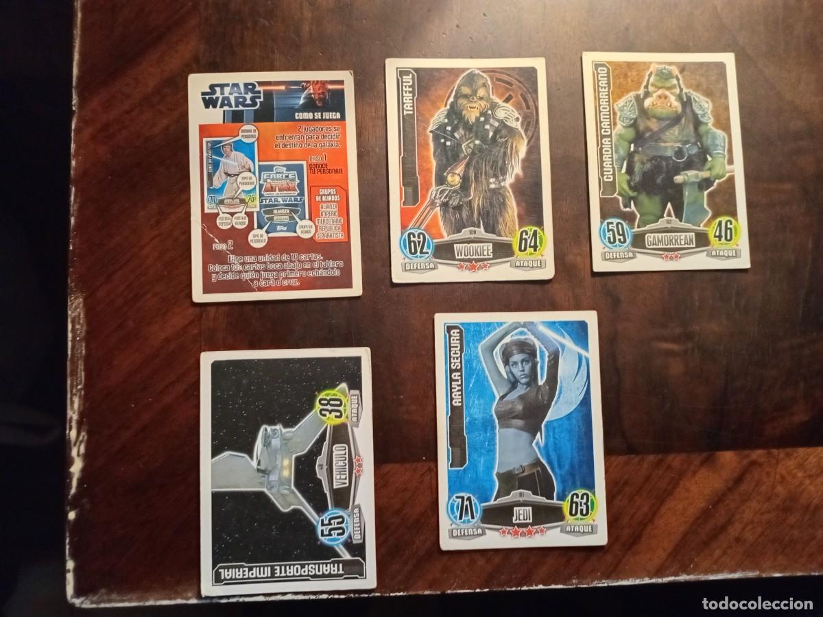 Coleccionismo cromos antiguos: CROMOS - STAR WARS - CARTAS COLECCIONABLE - - Foto 2