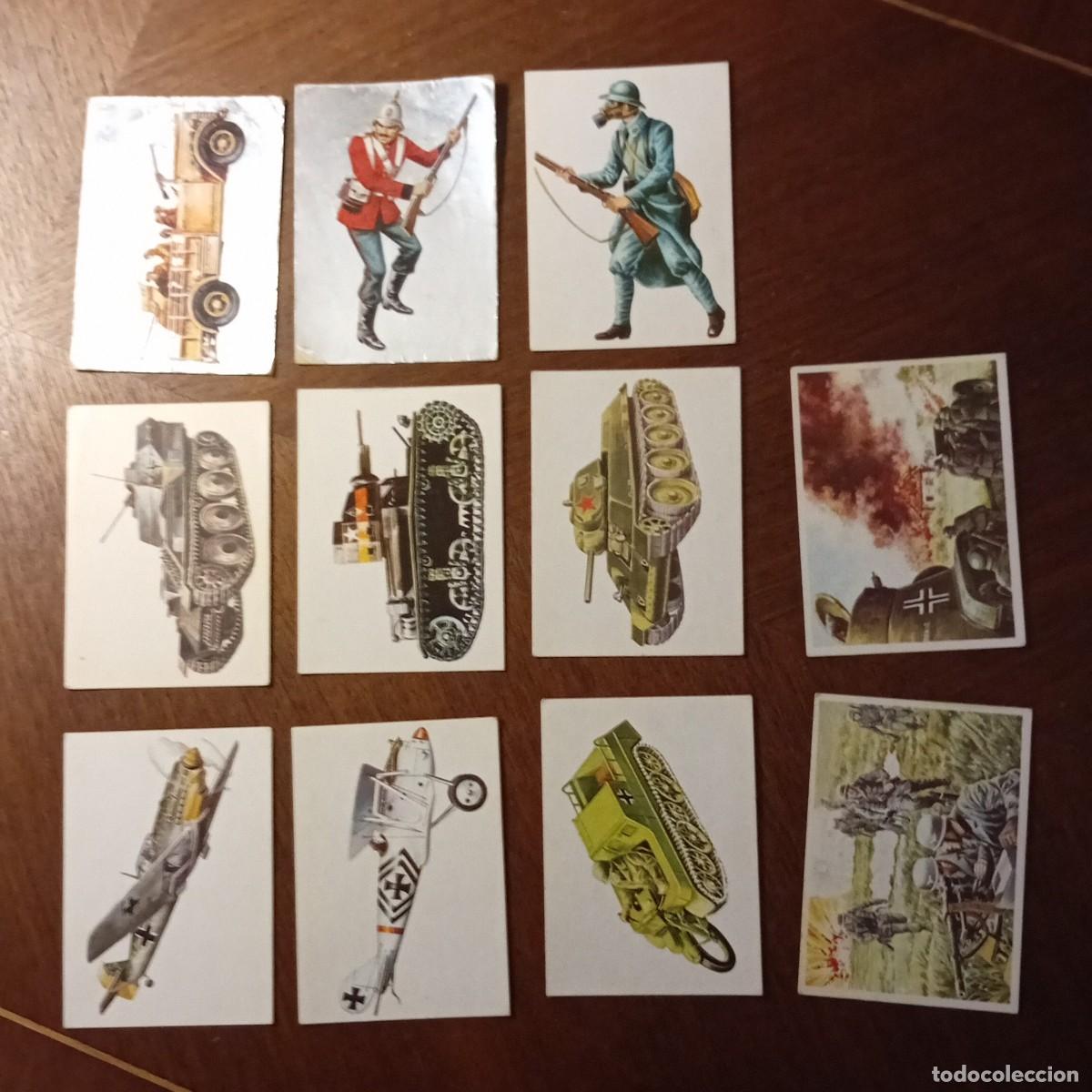 Colecionismo Cromos antigos: 11 CROMOS EL MUNDO EN GUERRA MAGA