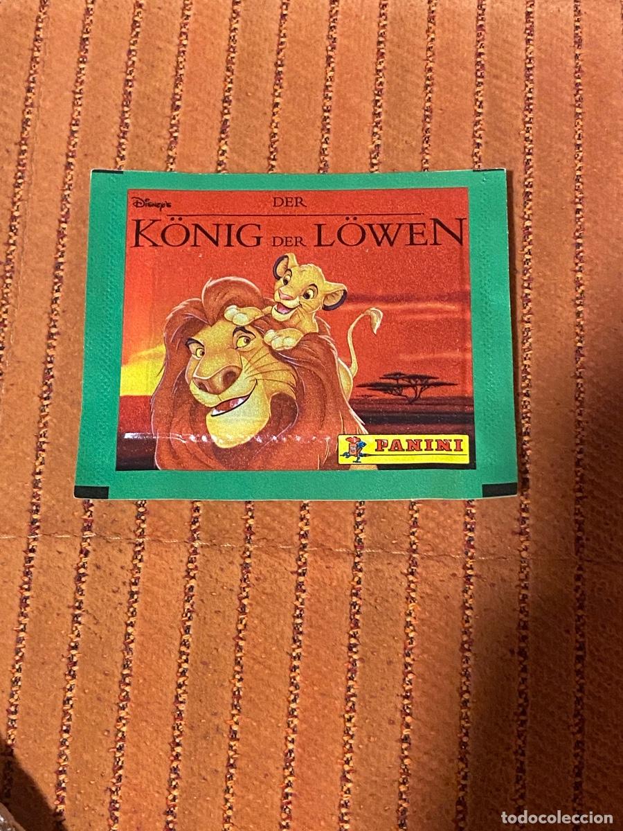 Coleccionismo cromos antiguos: Sobre de cromos sin abrir Rey Leon - Foto 1