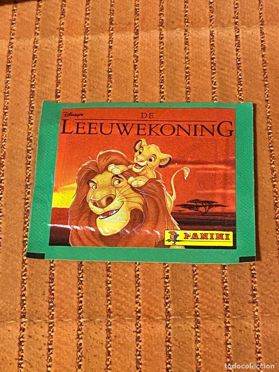 Coleccionismo cromos antiguos: Sobre de cromos Rey Leon sin abrir - Foto 1