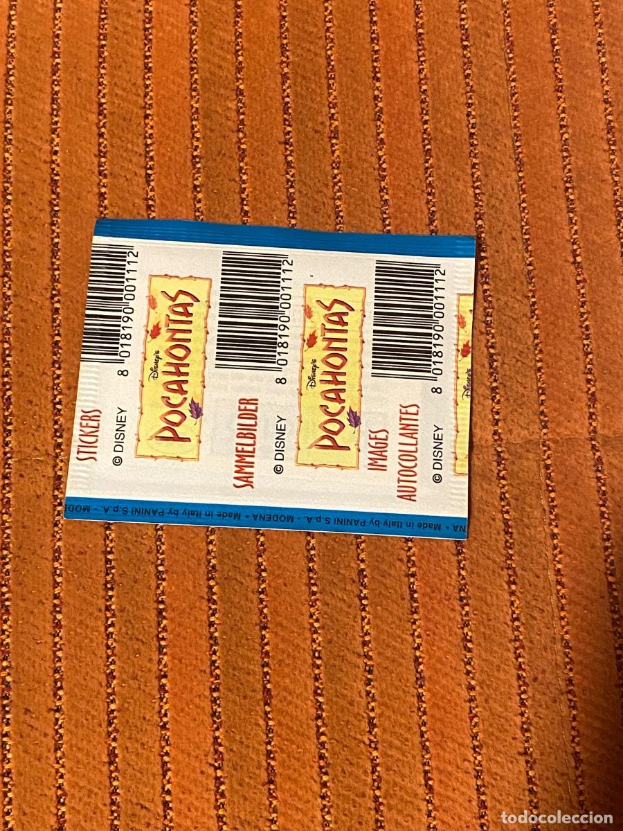 Coleccionismo cromos antiguos: Sobre de cromos sin abrir Pocahontas - Foto 2