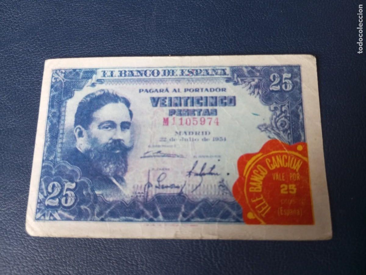 Colecionismo Cromos antigos: CROMO 25 PTAS TELE BANCO CANCI&Oacute;N