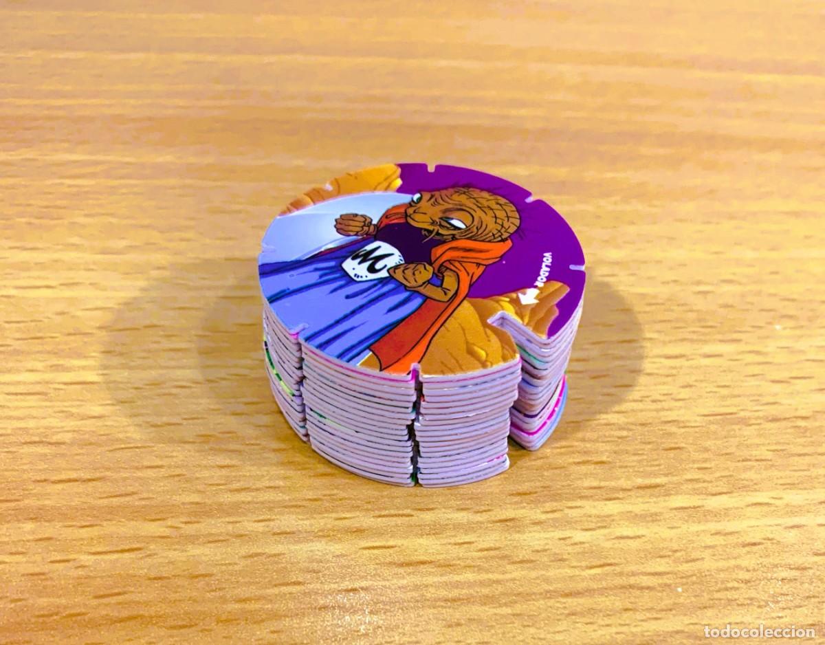 Coleccionismo Cromos antiguos: COLECCI&Oacute;N COMPLETA 20 SUPER TAZOS DRAGON BALL Z (11 AL 30) TOEI 1989, TAZO VOLADOR DE MATUTANO