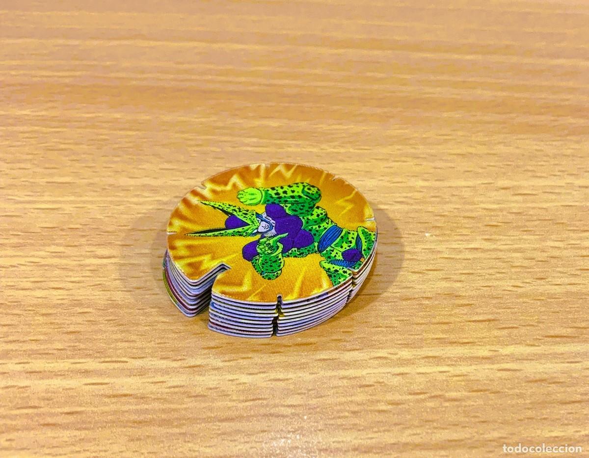 Coleccionismo Cromos antiguos: COLECCI&Oacute;N COMPLETA 10 TAZO VOLADOR HOLOGRAMA 3D DRAGON BALL Z (1 AL 10) TOEI 1989, TAZOS DE MATUTANO