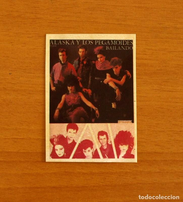 Coleccionismo Cromos antiguos: Show de estrellas -N&ordm; 113 Alaska y los Pegamoides - Editorial Maga A&ntilde;o 1982 -Nunca pegado -Adhesivo