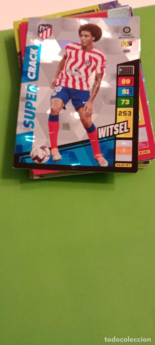 Coleccionismo Cromos antiguos: WITSEL SUPER CRACK ATLETICO DE MADRID PANINI FICHA ADRENALYN XL 2022 2023 22 23 C-BLOCK
