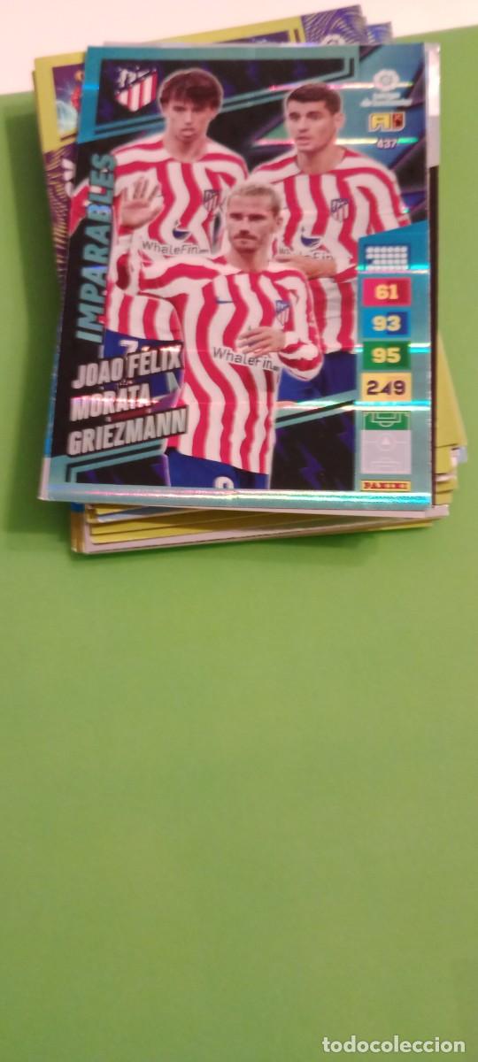 Coleccionismo Cromos antiguos: IMPARABLES ATLETICO DE MADRID PANINI FICHA ADRENALYN XL 2022 2023 22 23 C-BLOCK