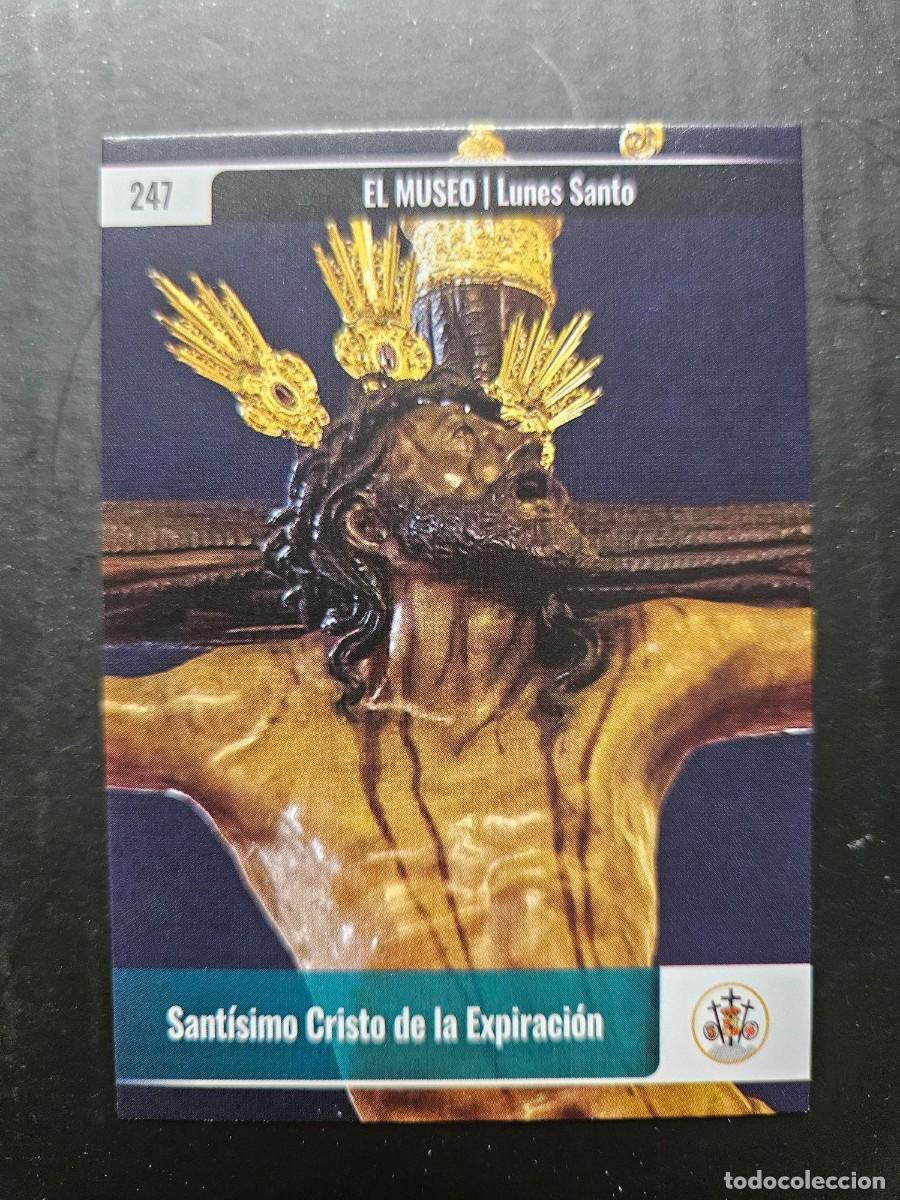 Collectable Antique Stickers: N&ordm; 247 STMO CRISTO DE LA EXPIRACION EL MUSEO SEMANA SANTA SEVILLA 2026 HOLY CARDS